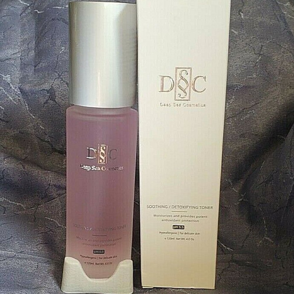 DEEP SEA COSMETICS SOOTHING DETOXIFYING TONER-4.0 fl oz /120 ml-BRAND NEW-SEALED